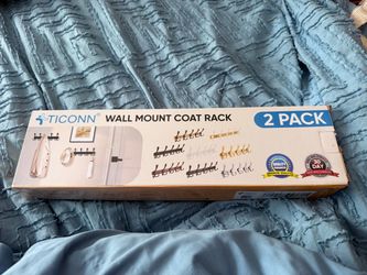 STICONN Antique Bronze Wall-Mount Coat Racks – 2-Pack – New in Box