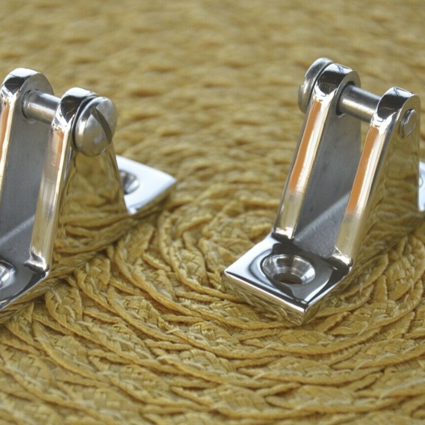 Pack Of 2 316 Stainless Bimini 90 Degree Deck Hinge