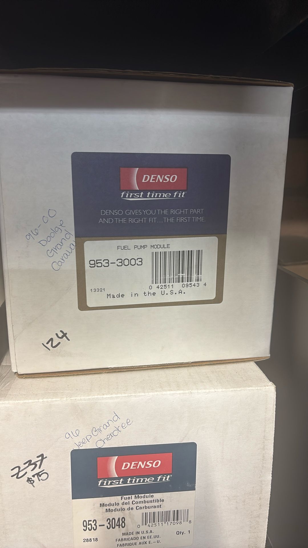 New Denso Fuel Pumps
