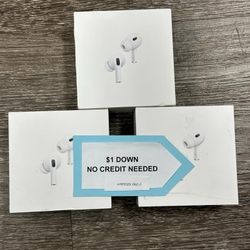 Apple AirPods Pro 2 Bluetooth Headphones New - 90 Days Warranty - Payment Plan Available ONLY $1 DOWN