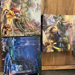750 Thomas Kinkade Puzzles - 3 Boxes