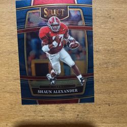 2022 SELECT DRAFT PICKS SHAUN ALEXANDER CARD