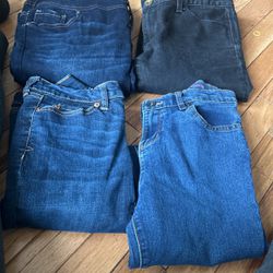 Women’s pants as bundle for family 