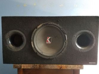 12" Kicker sub and box