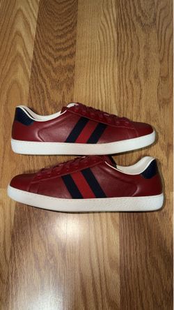 Red Gucci Ace Sneakers