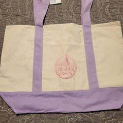 Trader Joe's lavendar large tote