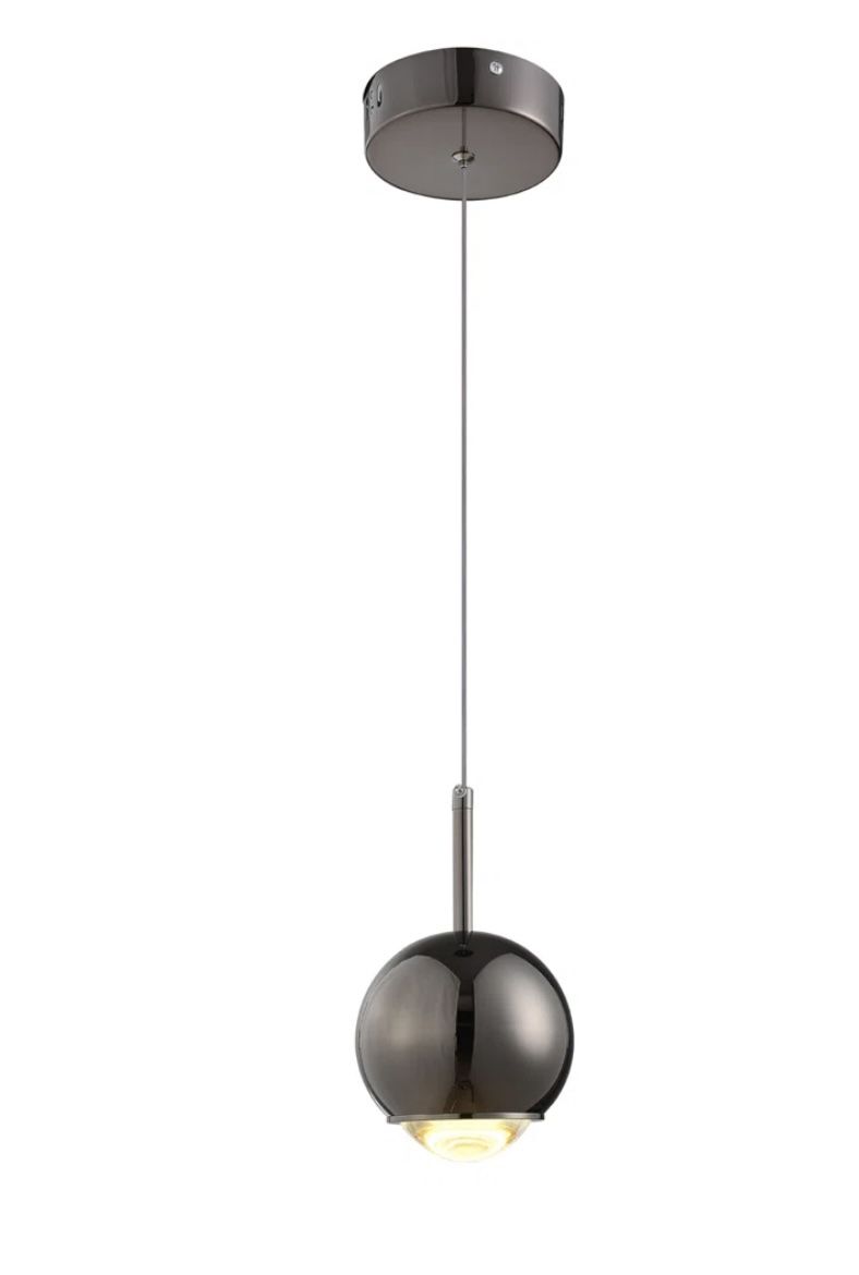 Black Metallic Adjustable Pendent Hanging Light (5 Available)