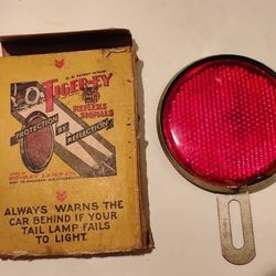 Do Ray Tiger Ey Hex Flex reflector Chicago 3.25" hot rod with og box NOS