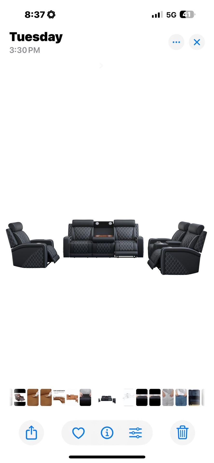 Sofa Recliner Set
