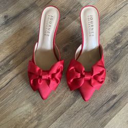 New! Beautiful Journee Collection Tiarra Bow Heels Size 8