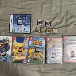 Nintendo Switch And Ds Games 