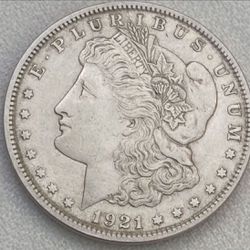 $1 1921 P. Morgan Dollar Collectible Coin USA 