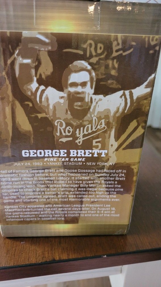 George Brett Pine Tar Bobble Head 1983
