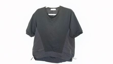 Women’s Korean Style Short-Sleeve Drawstring Hem Blouse Top (Brand: Little Daisy (Made in Korea)