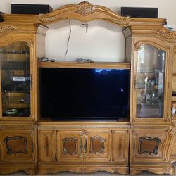 Wall Unit Furniture Set [Wood, Doesn’t Include TV] (or best offer)