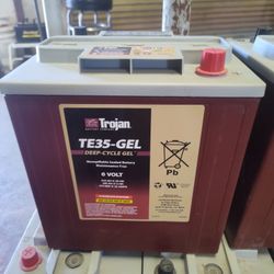 Trojan Te35 Gel Cell 6 Volt Batteries 