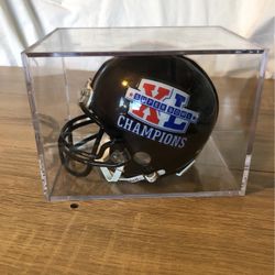 Super Bowl champion miniature helmet