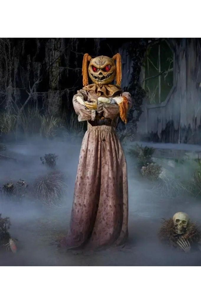 Home Accents 5.5'FT SITTER OF SOULS ANIMATRONIC Halloween Prop, BOX IN HAND
