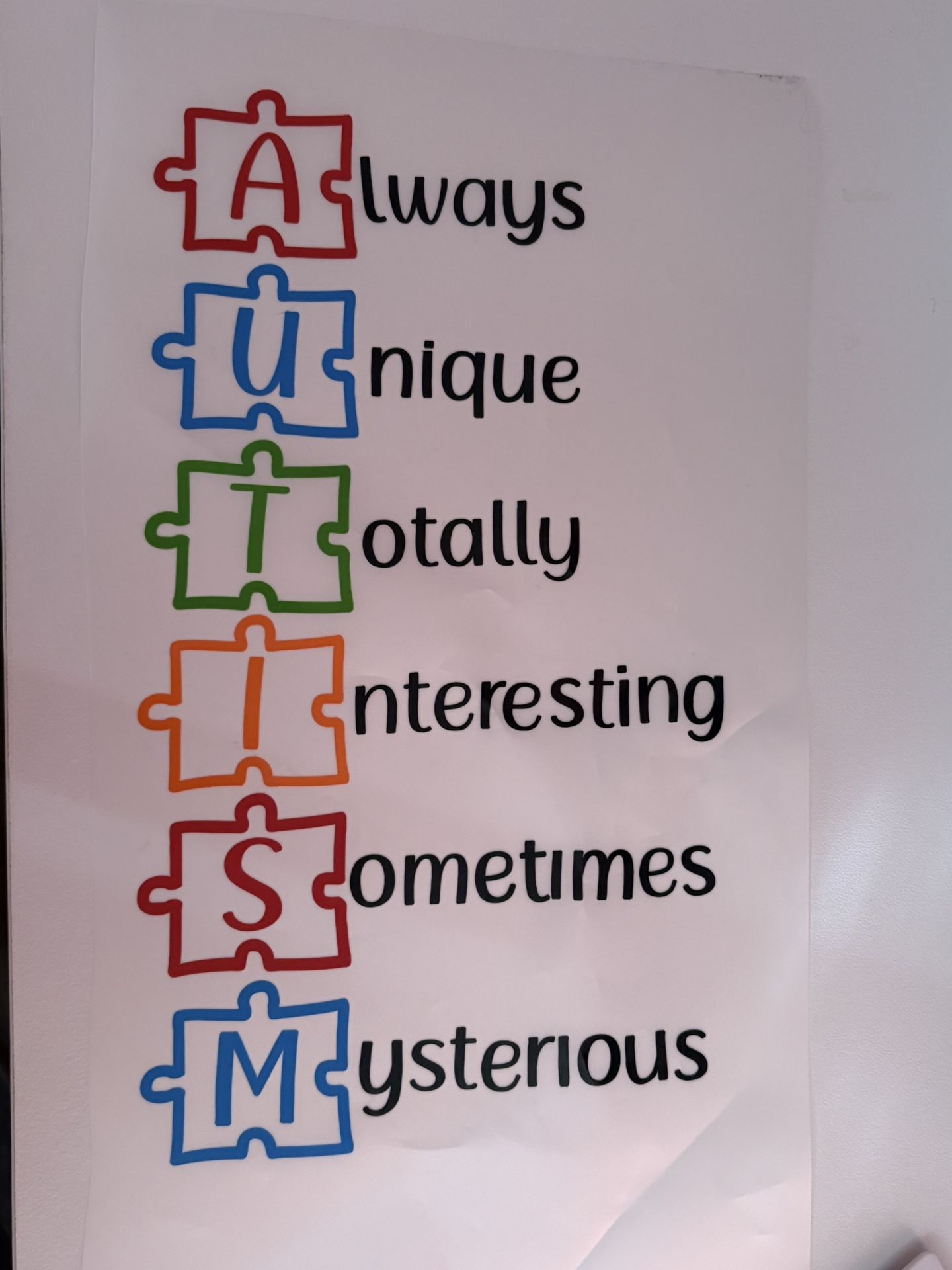 Autism Decal Sticker
