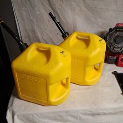 Diesel Gas Jugs.  Updated Vents