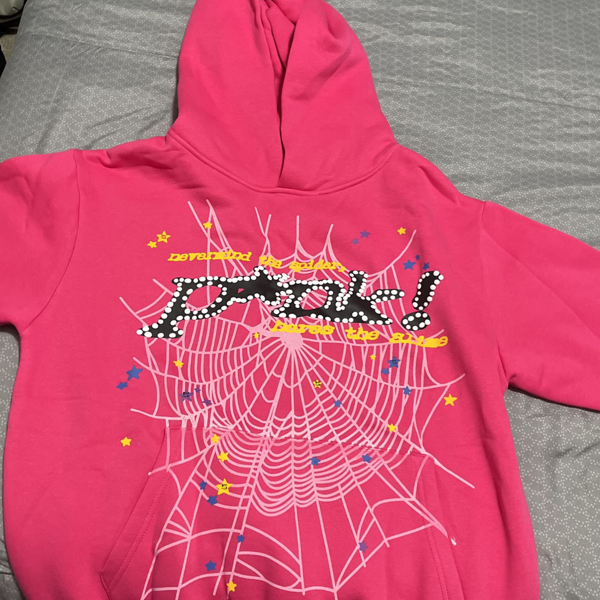 Spider Hoodie Pink  Small In Men’s 