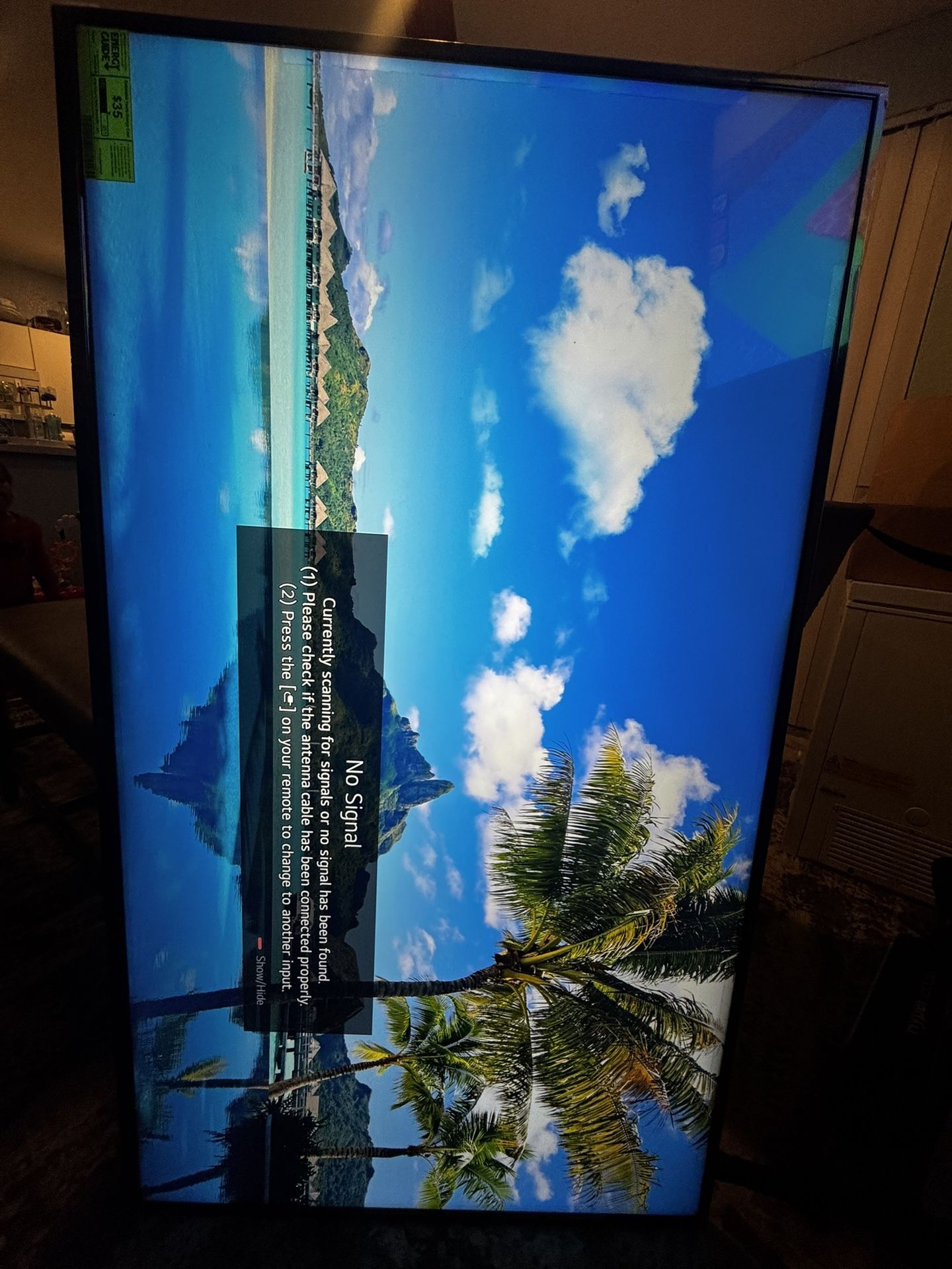 65 Inch LG Smart TV w/ sound bar & subwoofer