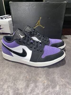 Purple Suede Jordans