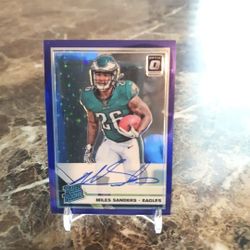 Miles Sanders Rated Rookie Optic 17/50