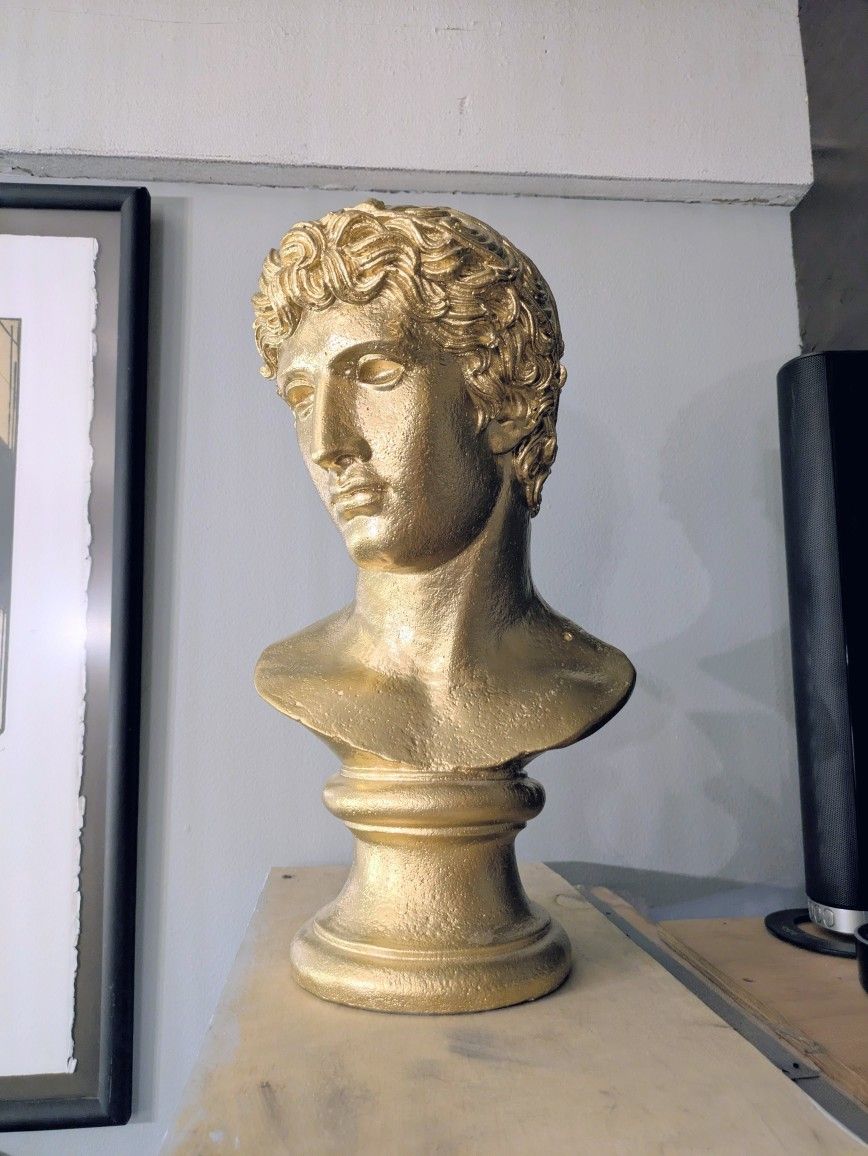 Vintage Greek Bust: "Head of a Victorious Athlete" (1984)