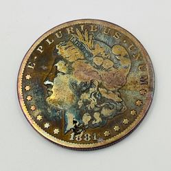 1881 S Morgan Silver Dollar (@ 6/6) 