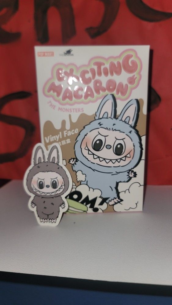 Labubu - Exciting Macaron (Sesame Bean)