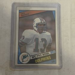 1984 Topps Dan Marino Rookie card 