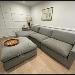Elyza 3 Piece Sectional With Chaise $10 Down Payment And Financing Available