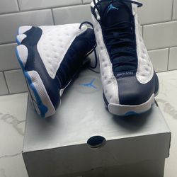 Air Jordan 13 Obsidian Powder Blue White 
