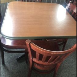 RESTRAUNT TABLES AND CHAIRS 