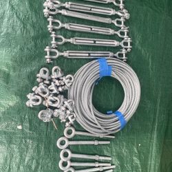 Wire Rope, Turnbuckles , Eyebolts, Clamps 