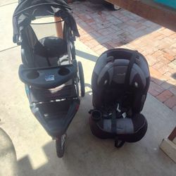 Baby Stroller And Car Seat