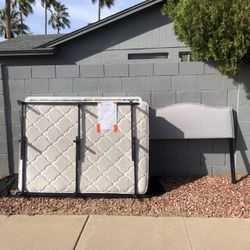 FREE!!! Full Size Bed With Nice Headboard! 