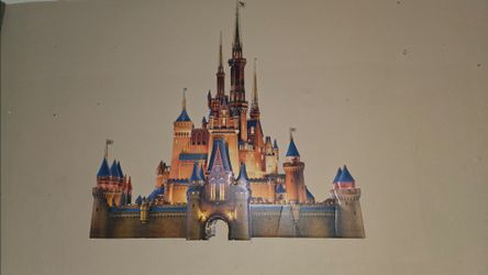 3D cut out of Disney castle