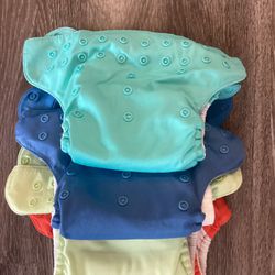 4 BumGenius Cloth Diapers All Size Fitting