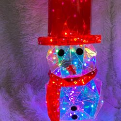 Snow Man Christmas Decor 