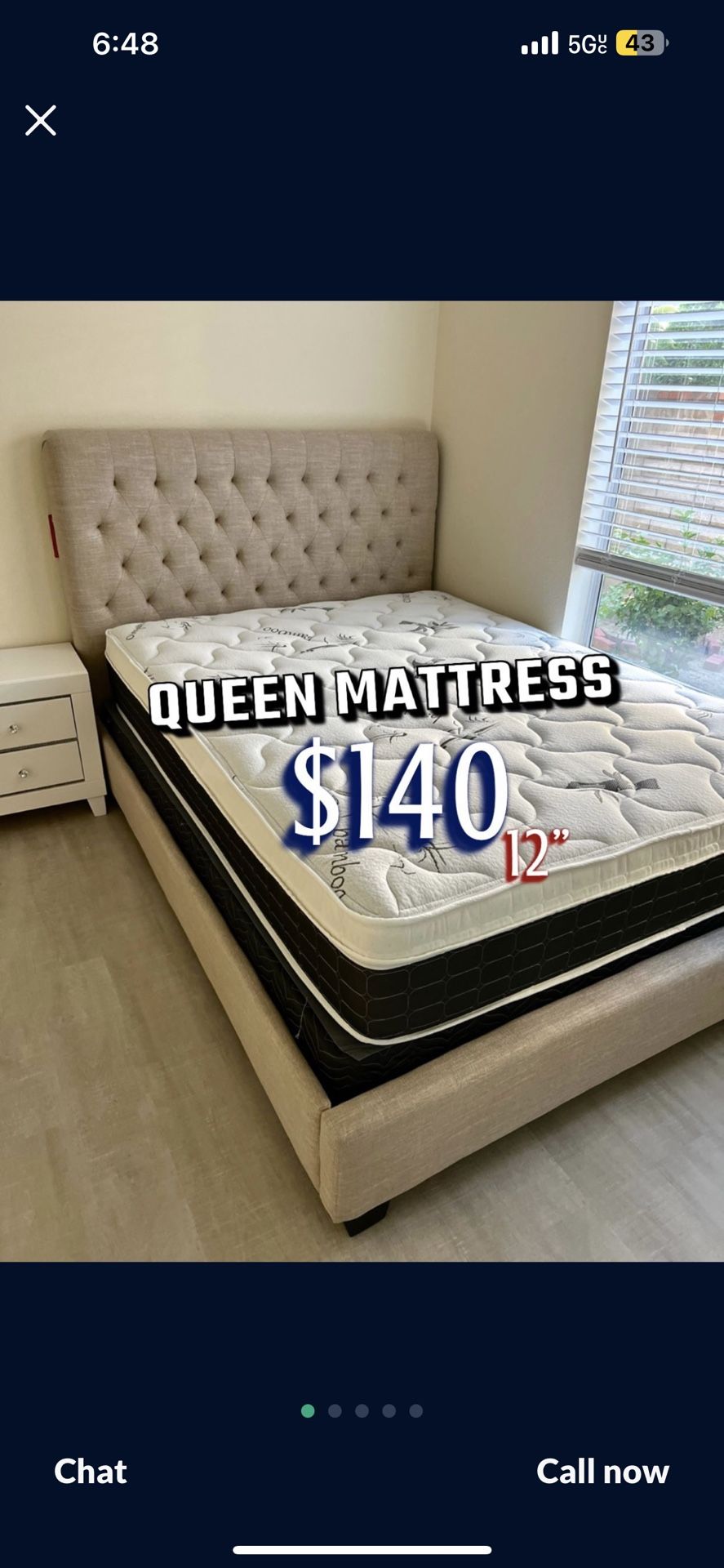 New Queen Mattress Only $140
