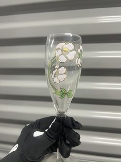 Hand Painted Champagne glasses