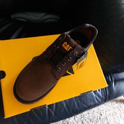 Caterpillar Men's Electric Casual Brown Work Boots (New In Box)