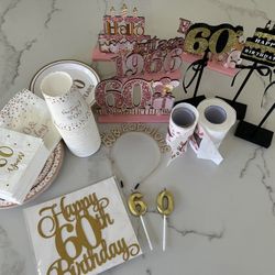 60th Birthday Party Decorations 