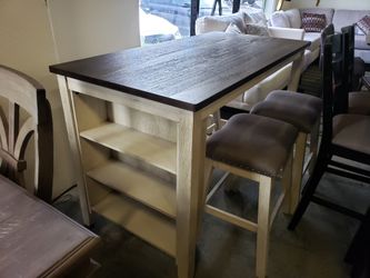 New 5pc dining room table set tax included free delivery