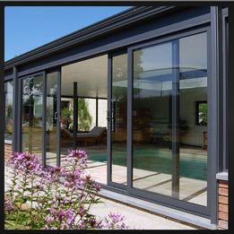 Vinyl Sliding doors & Windows - Aluminum Accordion folding Doors 