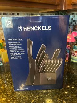 NIB HENCKELS Graphite Razor-Sharp 13-pc Knife Set German Engineered