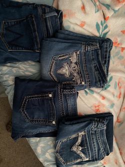 Wrangler, Miss Me, & Shyanne pants