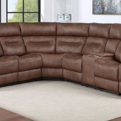 Rudger Rust Reclining sectional 